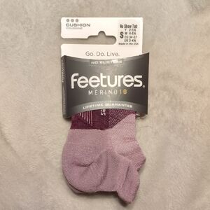 Merino 10 No Show Tab Socks - Spiced - SMALL